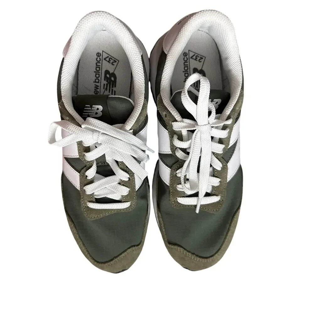 New Balance 237 Retro Lifestyle Sneakers in Dark Olivine/White Size 9 (Men 7.5)